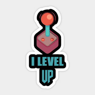 I Level Up Sticker